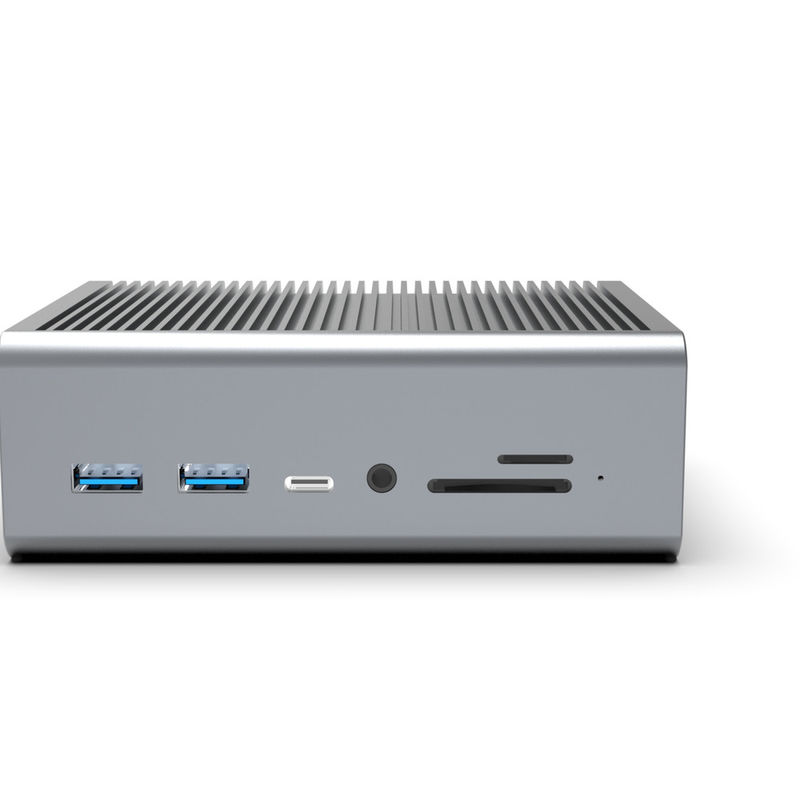 ল্যাপটপ 15 ইন 1 ম্যাকবুক প্রো ডকিং স্টেশন ইউএসবি 3.1 2.0 আরজে 45 ল্যান এসডি সহ ট্রিপল মনিটর