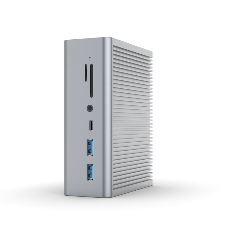 ল্যাপটপ 15 ইন 1 ম্যাকবুক প্রো ডকিং স্টেশন ইউএসবি 3.1 2.0 আরজে 45 ল্যান এসডি সহ ট্রিপল মনিটর