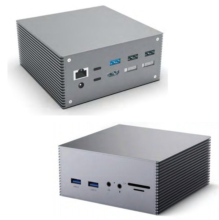 16 ইন 1 থান্ডারবোল্ট 4 ডকিং স্টেশন 3 মনিটর ম্যাক ইউএসবি 3.0 ইউনিভার্সাল ল্যাপটপ ডিপি ইউএসবি সি ডিসি পাওয়ার সাপ্লাই সহ