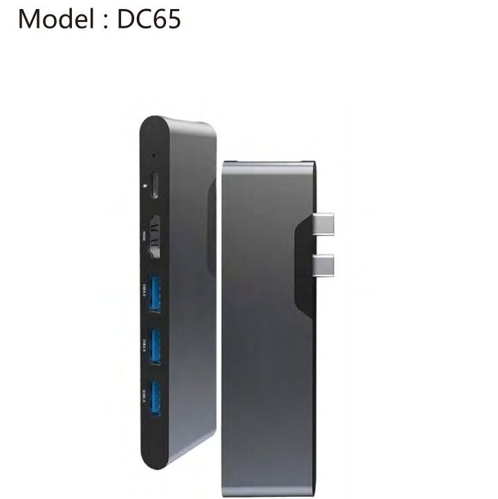 ইউএসবি টাইপ সি ল্যান অ্যাডাপ্টার 6 ইন 2 ইউএসবি সি হাব 3 ইউএসবি 3.0 পোর্ট এবং আরজে 45 গিগাবাইট ল্যান ইন্টারফেস সহ