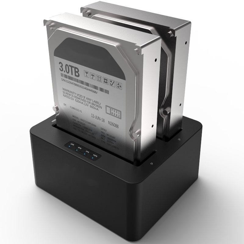 6Gbps SATA I/II/III এক্সটার্নাল এইচডিডি হার্ড ড্রাইভ ডুপ্লিকেটর এবং ক্লোনার