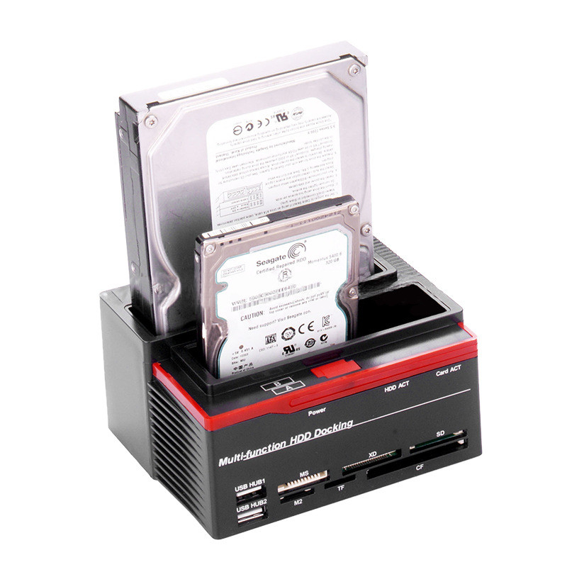 অফলাইন ক্লোন সহ একাধিক SATA 3.5 ডিস্কের জন্য এইচডি এসএসডি ডকিং স্টেশন