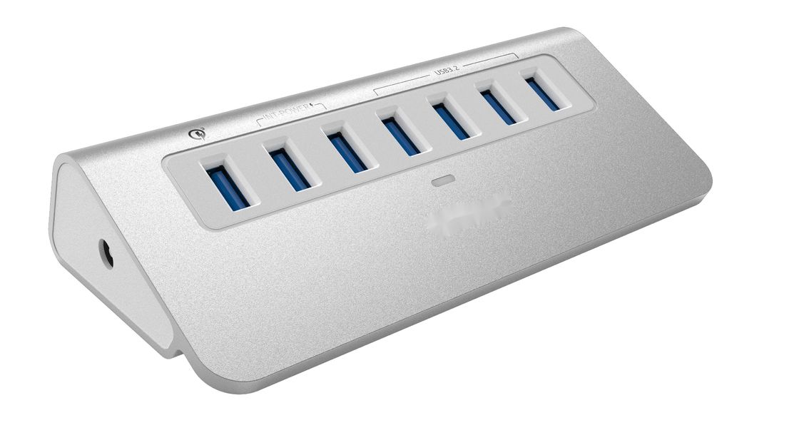 ডিসপ্লেলিঙ্ক আইসি এবং ইউএসবি 3.0 পোর্ট সহ সুবিধাজনক সিলভার ইউএসবি সি ডকিং স্টেশন