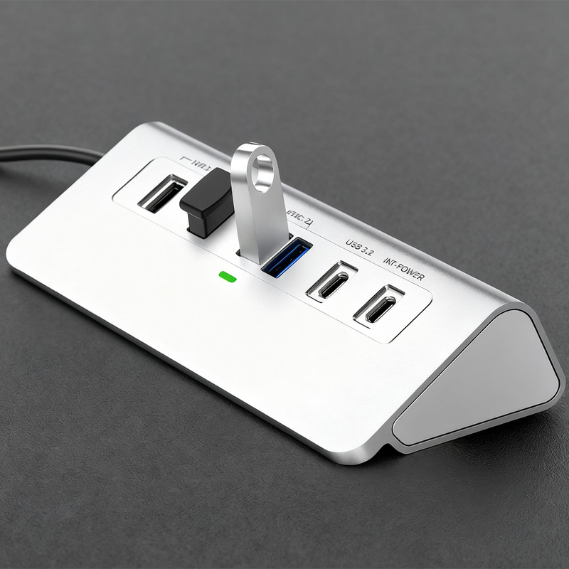 4K HDMI আউটপুট সহ উচ্চ-রেজোলিউশন ইউএসবি সি হাব, যা উচ্চ-রেজোলিউশন ডিসপ্লে এবং ভিডিও স্ট্রিমিংয়ের জন্য 4K HDMI আউটপুট প্রদান করে