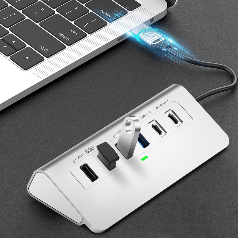 4K HDMI আউটপুট সহ উচ্চ-রেজোলিউশন ইউএসবি সি হাব, যা উচ্চ-রেজোলিউশন ডিসপ্লে এবং ভিডিও স্ট্রিমিংয়ের জন্য 4K HDMI আউটপুট প্রদান করে