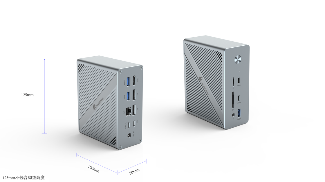 কম্প্যাক্ট ইউএসবি সি এক্সপেনশন হাব HDMI ইউএসবি 3.0 ইথারনেট এসডি কার্ড রিডার এবং পাওয়ার ডেলিভারি সহ একাধিক অপারেটিং সিস্টেম সমর্থন করে