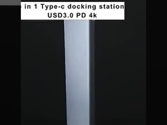 মাল্টিটাস্কিং এবং ডেটা ট্রান্সফারের জন্য বহুমুখী 8-ইন -1 ইউএসবি টাইপ সি হাব মাল্টিপোর্ট অ্যাডাপ্টার