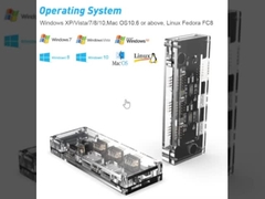 ডুয়াল এইচডিএমআই ইউএসবি 3.0 ইথারনেট 3.5 মিমি অডিও সহ 11-ইন -1 ইউএসবি-সি হাব ম্যাকবুক ল্যাপটপের জন্য